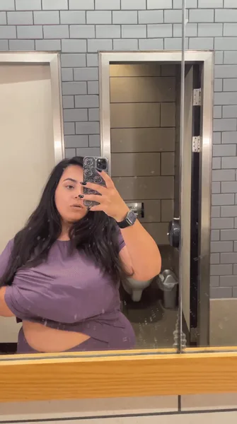 I'm so irresponsible for flashing my breasts in a public restroom