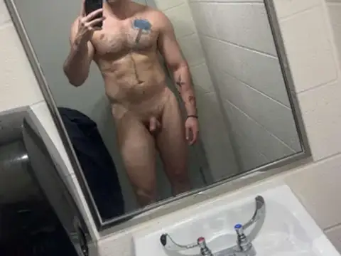 Pre workout selfie
